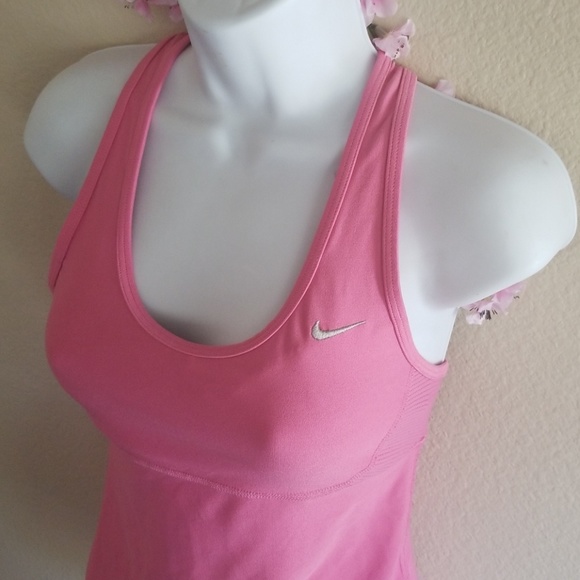 Nike Dri-Fit Top Pink Sports bra tank size… - Picture 2 of 8